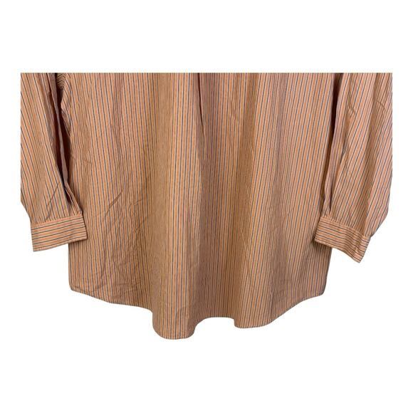 NWT Polo Ralph Lauren Classic Fit Button Down Shirt 4XLT Peach Vertical Strip - Picture 10 of 15